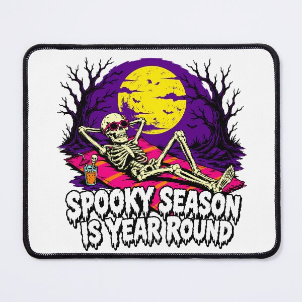 Item preview, Spooky Season Skeleton Beach Summer Vacation designed and sold by chattsuede.