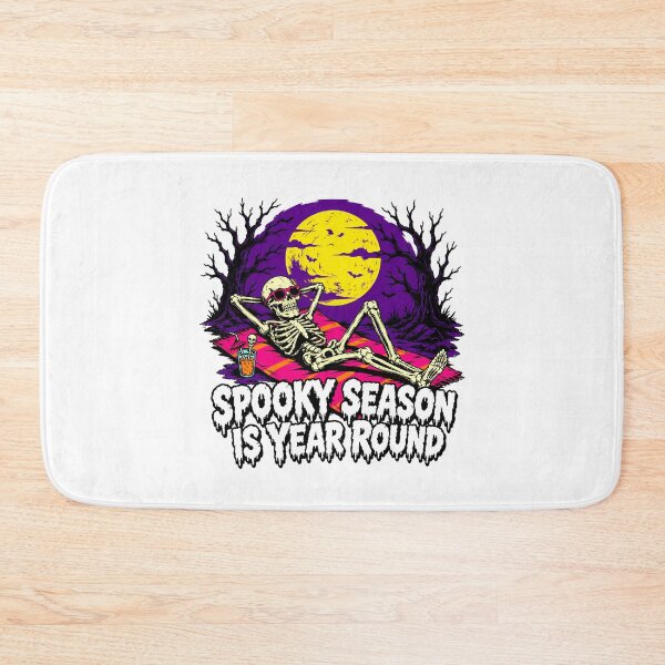 Item preview, Spooky Season Skeleton Beach Summer Vacation designed and sold by chattsuede.