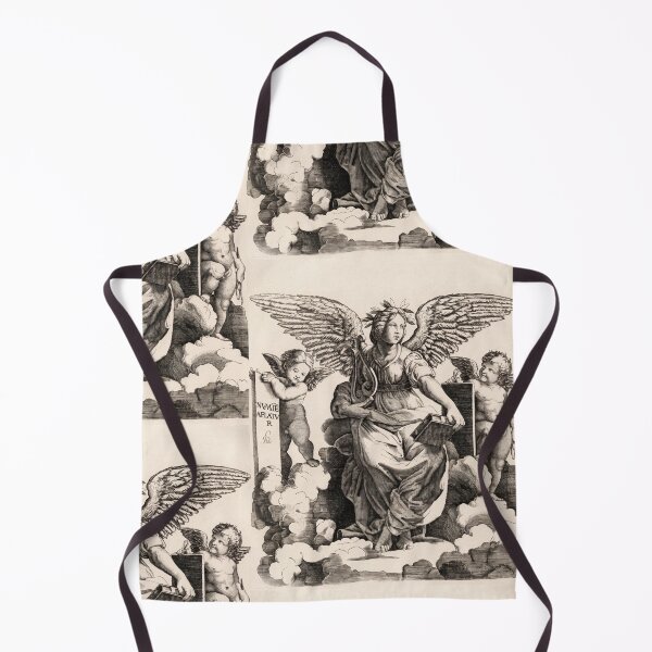 Item preview, Winged Muse of Poetry with Cherubs designed and sold by artofuniverse.