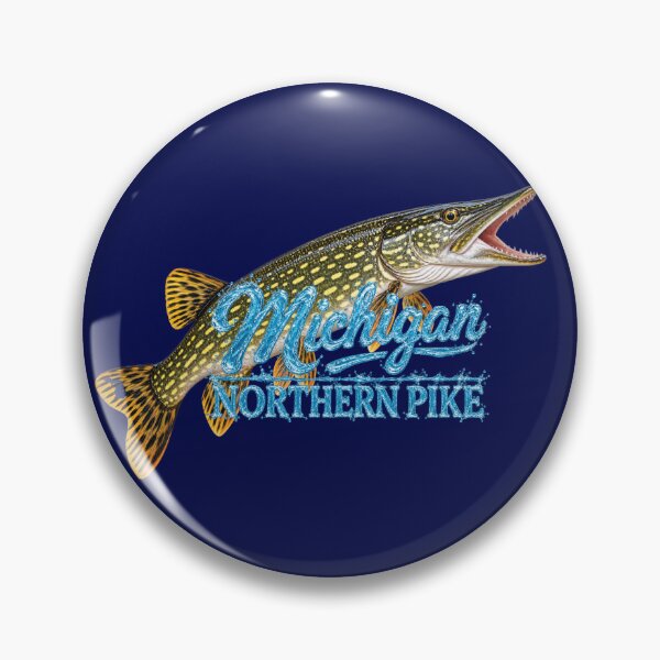 Item preview, Michigan Northern Pike designed and sold by FreshWaterWares.