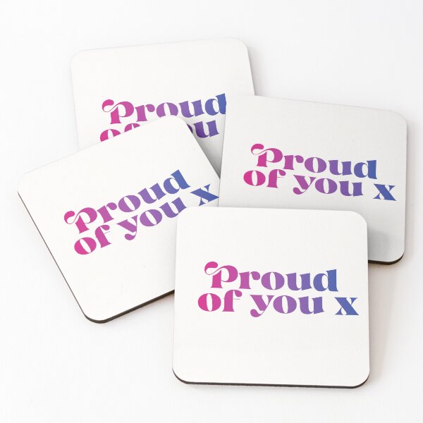 Item preview, Proud of you LGBT bisexual bi pride support art designed and sold by QuillPrints.