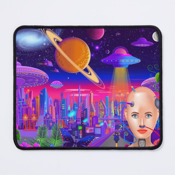 Item preview, Neon City Fantasy designed and sold by GeraldNewtonArt.