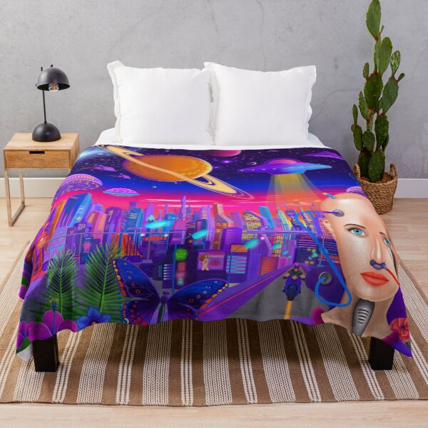 Item preview, Neon City Fantasy designed and sold by GeraldNewtonArt.