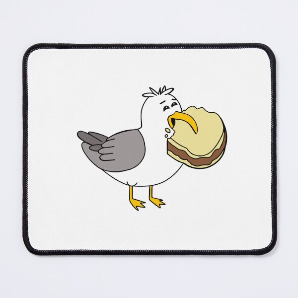 Item preview, Seagull Eating A Peanut Butter Sandwich designed and sold by Sartoris Art.