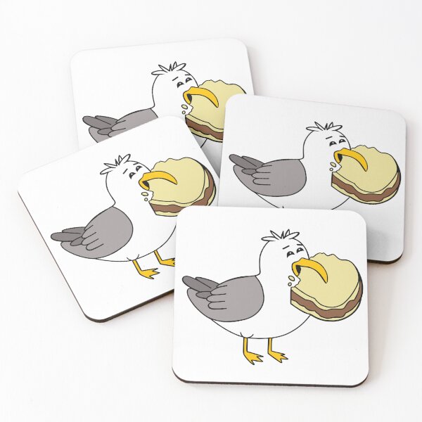 Item preview, Seagull Eating A Peanut Butter Sandwich designed and sold by Sartoris Art.