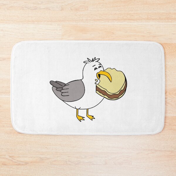 Item preview, Seagull Eating A Peanut Butter Sandwich designed and sold by Sartoris Art.