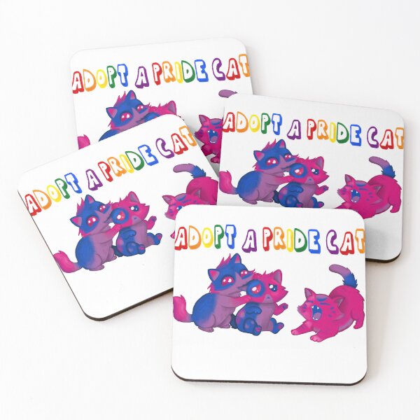 Item preview, Adopt A Pride Cat — Bisexual designed and sold by HistoryHounds.