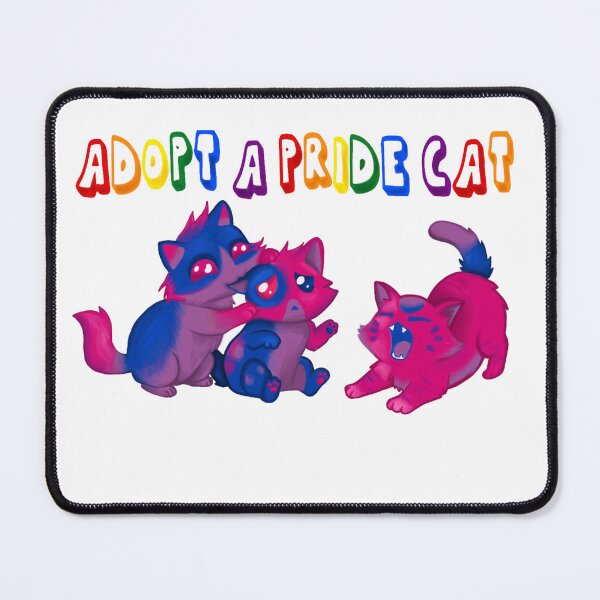 Item preview, Adopt A Pride Cat — Bisexual designed and sold by HistoryHounds.
