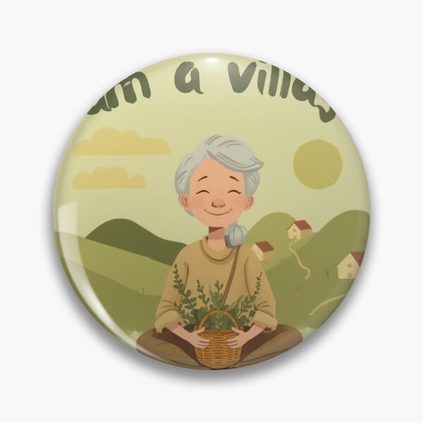 Item preview, i am a villager - grandma designed and sold by An Abundance Shop.