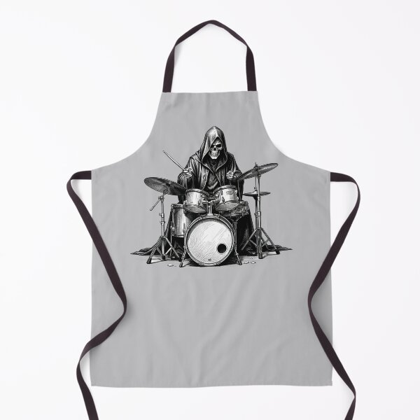 Item preview,  The Grim Reaper playing the drums designed and sold by MagelliShop.