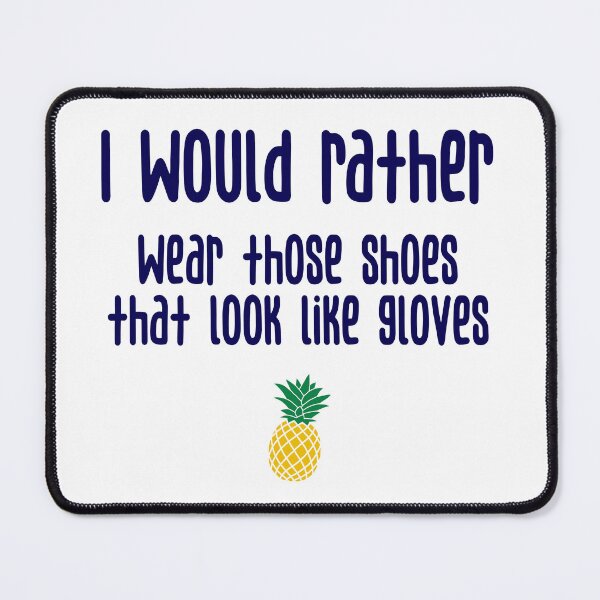 Item preview, Lassiter Would Rather - Glove Shoes - Psych designed and sold by hotchkiss2earth.