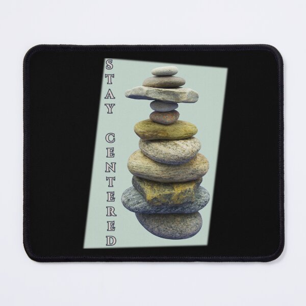 Item preview, Stay Centered Stone Zen Photo Collage designed and sold by JurateArt-DK.
