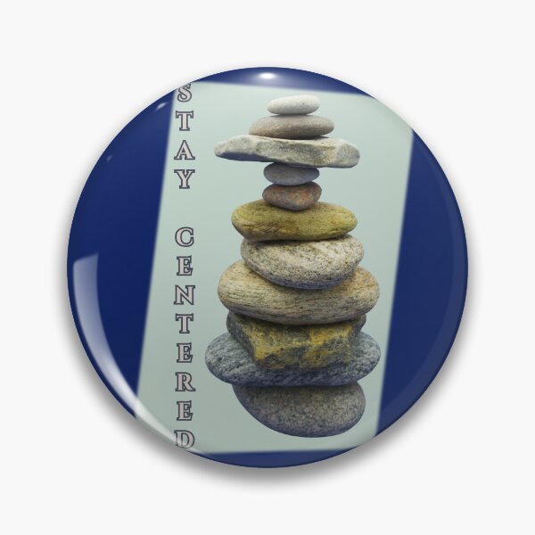 Item preview, Stay Centered Stone Zen Photo Collage designed and sold by JurateArt-DK.