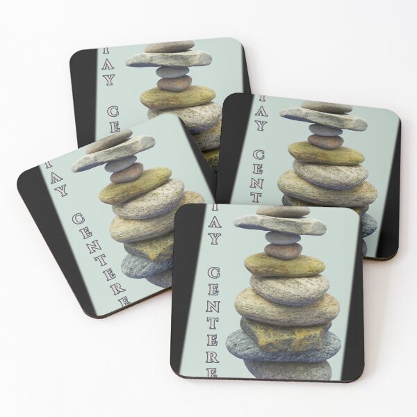 Item preview, Stay Centered Stone Zen Photo Collage designed and sold by JurateArt-DK.