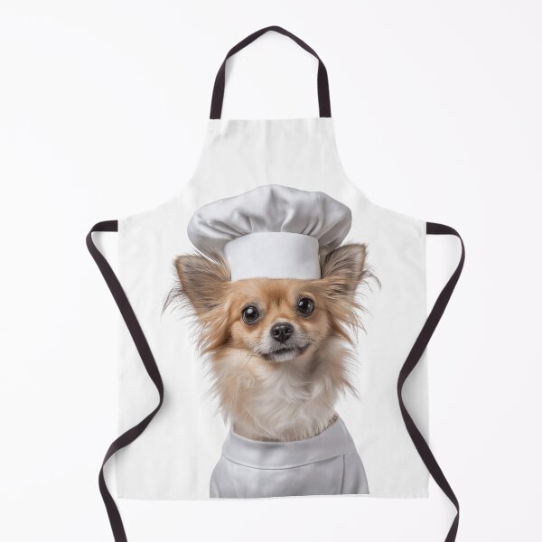 Item preview, Russian Toy Chef Dog Funny Cooking Apron Hat Cute Pet Portrait designed and sold by LazyOwlStore.
