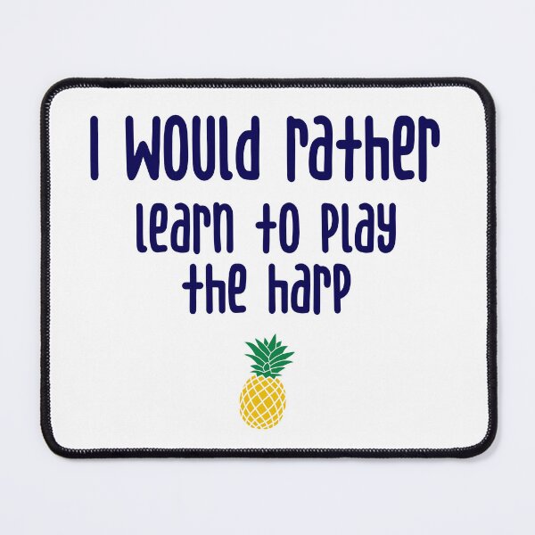Item preview, Lassiter Would Rather - Harp - Psych designed and sold by hotchkiss2earth.