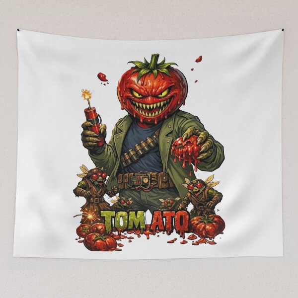 Item preview, Tomato - The Menacing Monster  designed and sold by Fort Chiswell Trading Company.