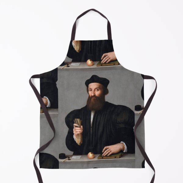 Item preview, Bearded Renaissance Gentleman with Scrolls designed and sold by artofuniverse.