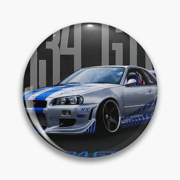 Item preview, Skyline R34 GTR Poster designed and sold by RobertJes.