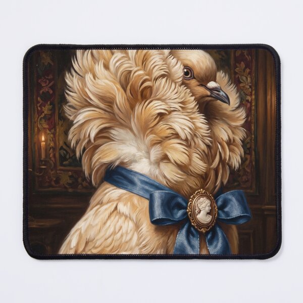 Item preview, Jacobin Pigeon Cameo Blue Ribbon designed and sold by The Real Beast Art.