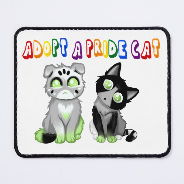 Item preview, Adopt A Pride Cat — Agender designed and sold by HistoryHounds.