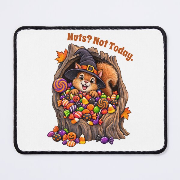 Item preview, Nuts? Not Today – Funny Squirrel Halloween Candy Design designed and sold by Buli89.