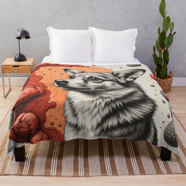 Item preview, An attentive dog gazes at a cosmic scene. designed and sold by Mianku | Für das Leben.