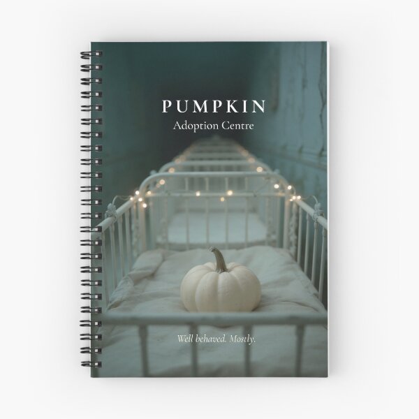 Item preview, Pumpkin Adoption Centre – Cute Gothic Halloween Art designed and sold by Luna et Lune.