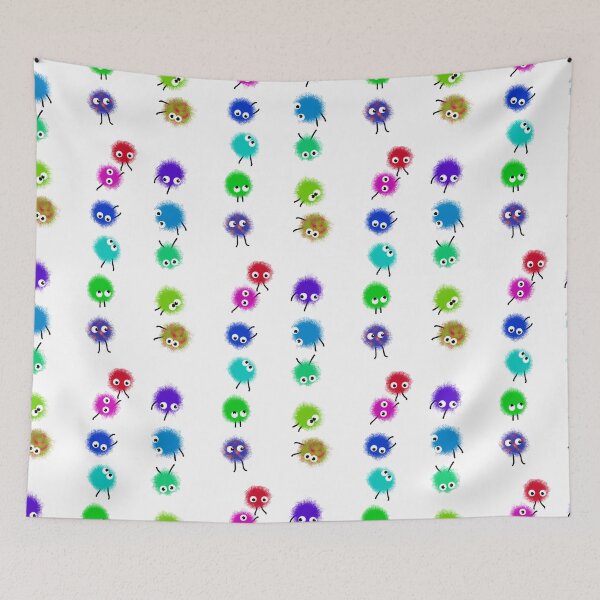 Item preview, Cute colorfull fluff blobs  designed and sold by JoSangya.