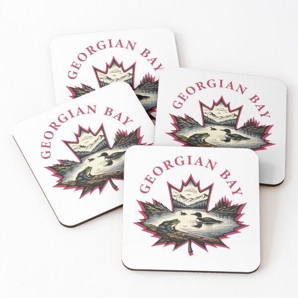 Item preview, Companions of Georgian Bay – Loon & Frog designed and sold by Fragmented Murmurings.