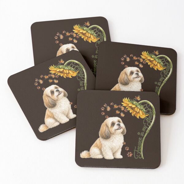 Item preview, Shih Tzu Mom Sunflowers Forever In My Heart designed and sold by Cute & Sassy Custom Gifting Boutiques.