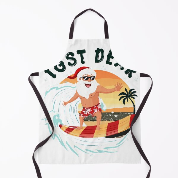 Item preview, Santa Surfing Tropical Wave Christmas Summer designed and sold by lht6474.