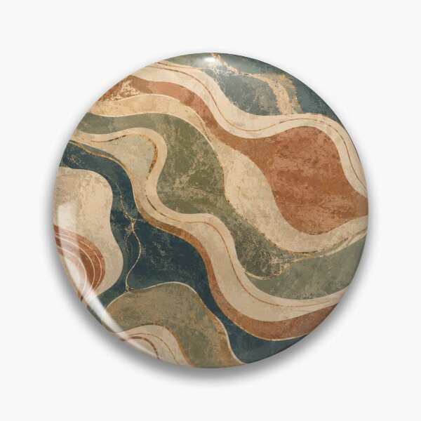 Item preview, Retro Marble Wave Abstract Fluid Pattern designed and sold by QCena.