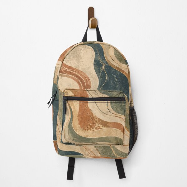 Item preview, Retro Marble Wave Abstract Fluid Pattern designed and sold by QCena.