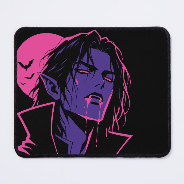 Item preview, Neon Vampire Gothic Portrait designed and sold by Hadrion.