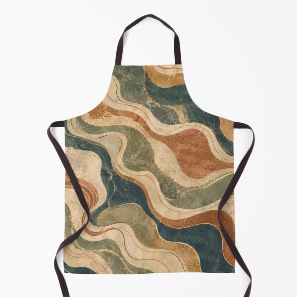 Item preview, Retro Marble Wave Abstract Fluid Pattern designed and sold by QCena.
