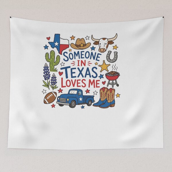 Item preview, Someone In Texas Loves Me designed and sold by NesArt.