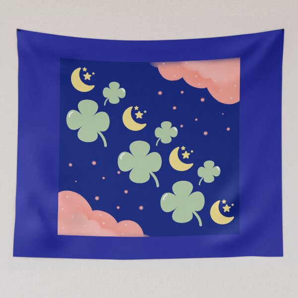 Item preview, Adorable lucky shamrock and celestial night design designed and sold by Azurart2.