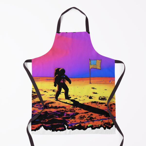 Item preview, First Moon Landing Apollo 11 Astronaut Vintage Pop Art designed and sold by Daniela`s shop.