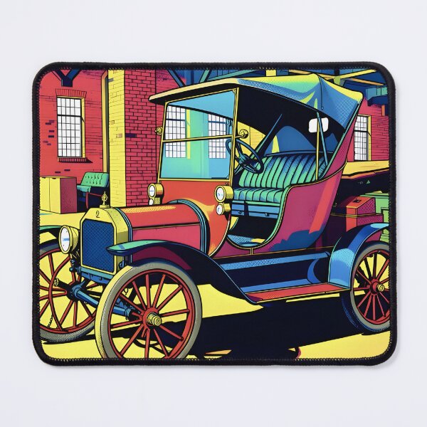 Item preview, First Mass Production Car Model T Vintage Pop Art Factory designed and sold by Daniela`s shop.