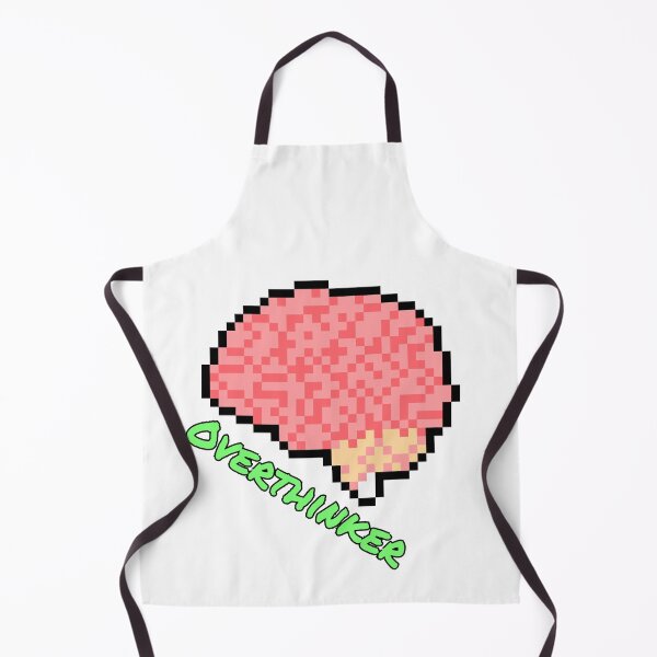 Item preview, Overthinker Pixel Art Brain designed and sold by OpenTabsDesigns.