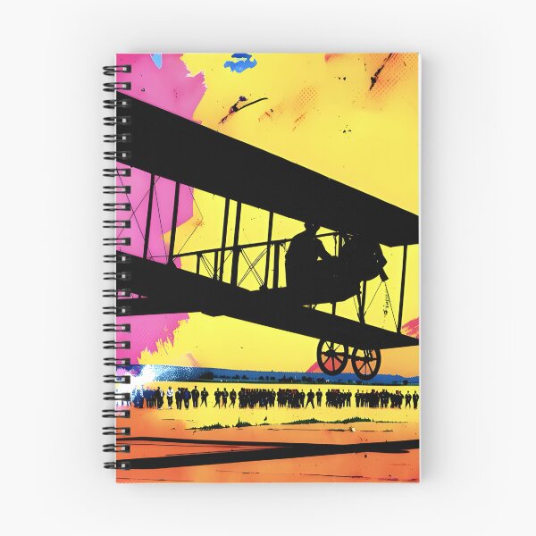 Item preview, First Flight Wright Flyer Vintage Pop Art Aviation History designed and sold by Daniela`s shop.