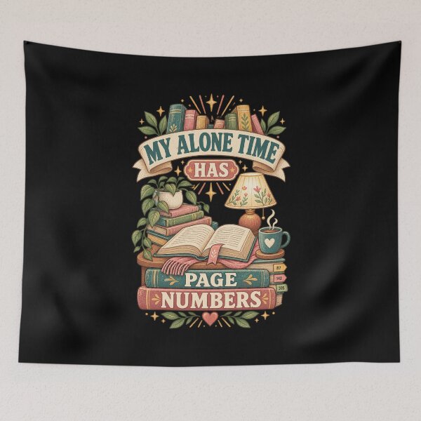 Item preview, My Alone Time Has Page Numbers Vintage Book Lover designed and sold by Gustavo Navarro.