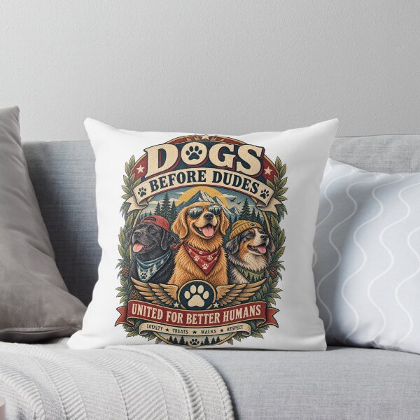 Item preview, Dogs Before Dudes United For Better Humans Funny Dog Lover Design designed and sold by Neurospicy Trolls.