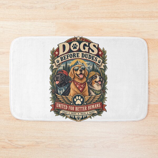 Item preview, Dogs Before Dudes United For Better Humans Funny Dog Lover Design designed and sold by Neurospicy Trolls.