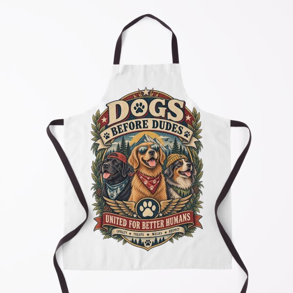 Item preview, Dogs Before Dudes United For Better Humans Funny Dog Lover Design designed and sold by Neurospicy Trolls.