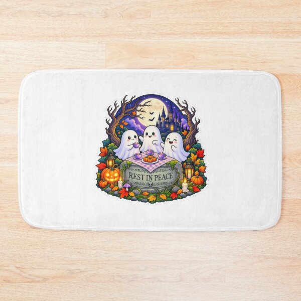 Item preview, Cute Ghost Halloween Tea Party | Rest in Peace Spooky Graveyard designed and sold by MrDev.