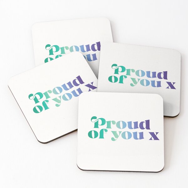 Item preview, Proud of you LGBT mlm gay pride support art designed and sold by QuillPrints.