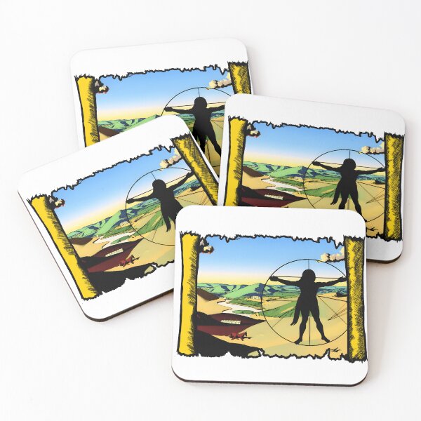 Item preview, Vitruvian Man of Tomorrow - Eco Future Landscape designed and sold by Daniela`s shop.