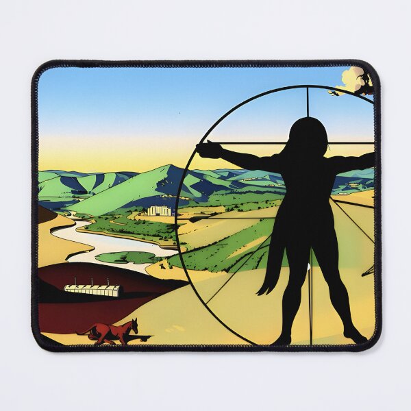 Item preview, Vitruvian Man of Tomorrow - Eco Future Landscape designed and sold by Daniela`s shop.